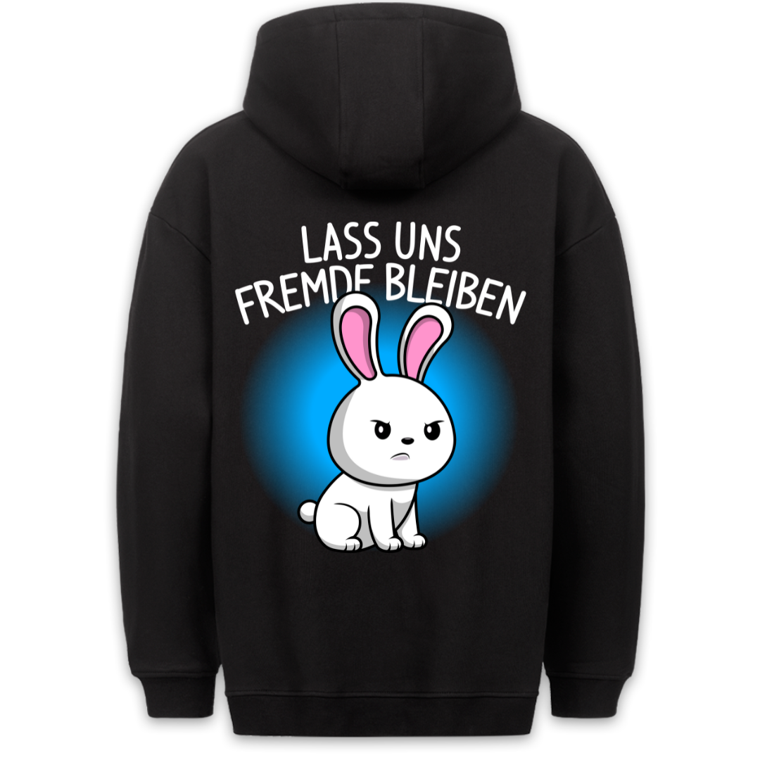 Fremde Hase - Hoodie Unisex Rückendruck