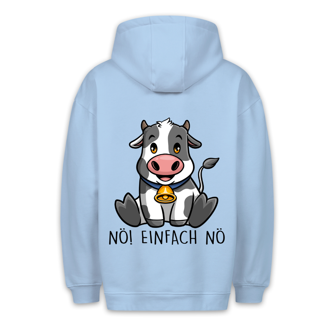 Nö! Kuh - Hoodie Unisex Rückendruck