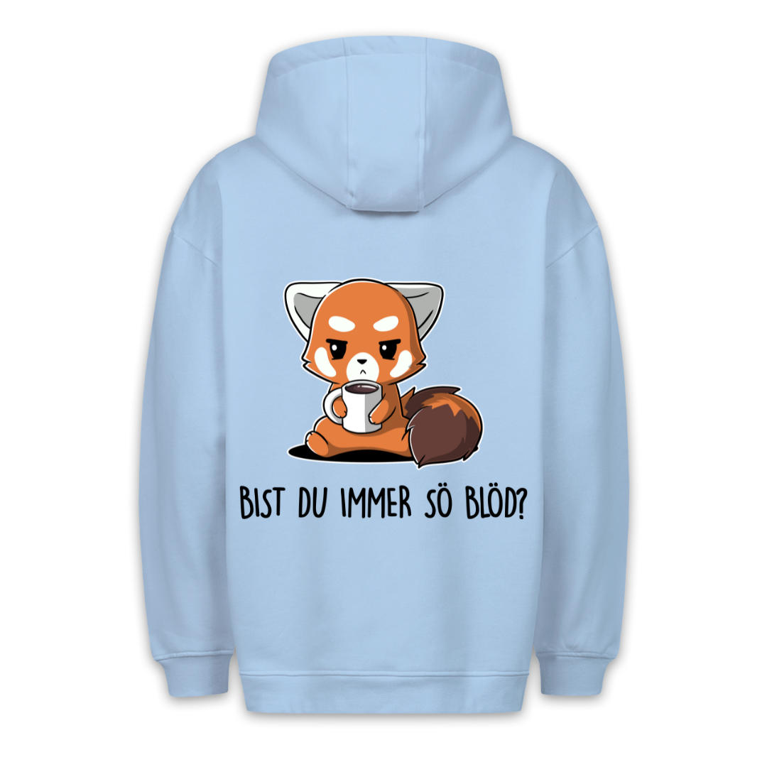 Blöd Fuchs - Hoodie Unisex Rückendruck