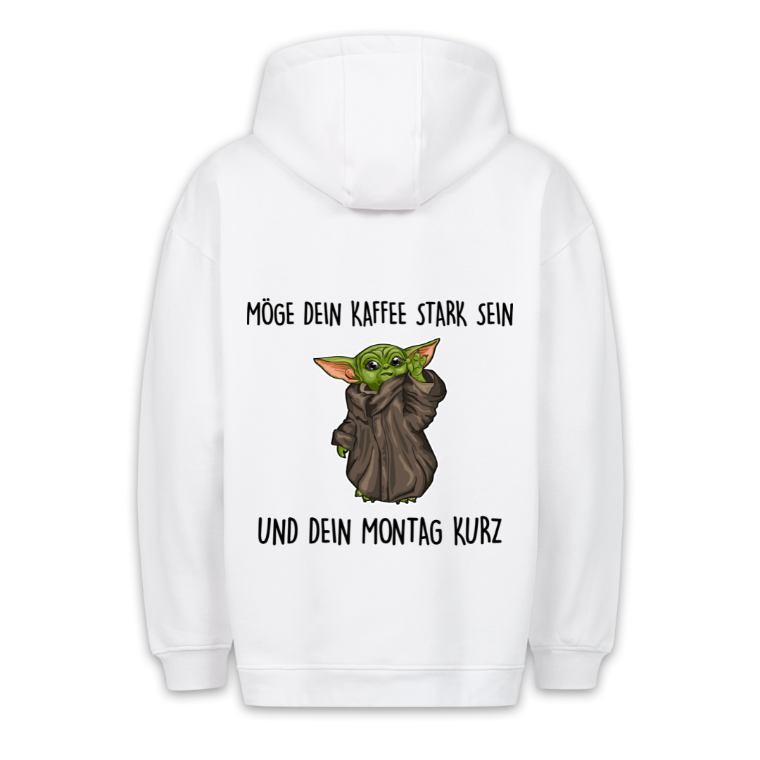 Montag Kurz - Hoodie Unisex Rückendruck