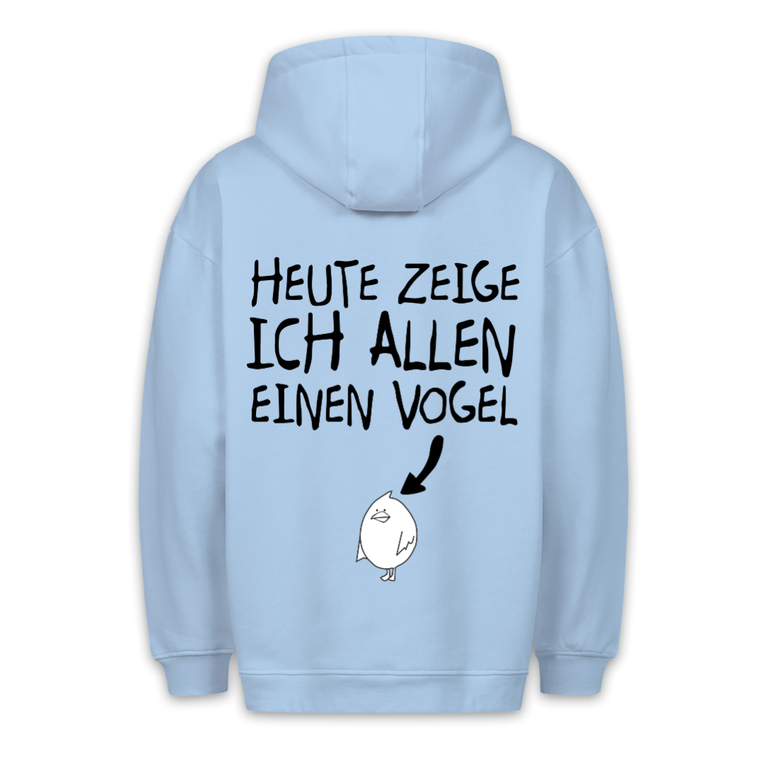 Vogel Zeigen - Hoodie Unisex Rückendruck