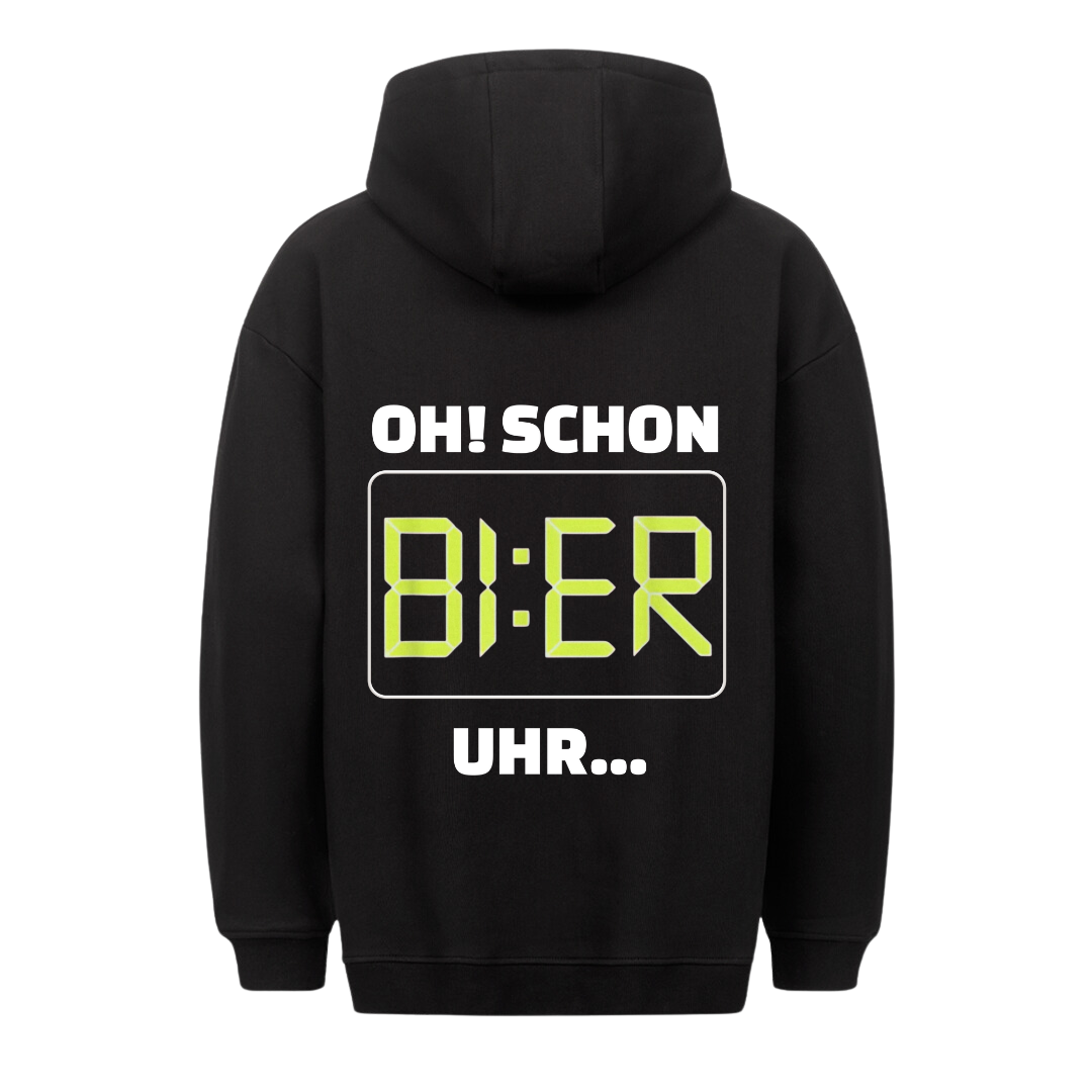 Schon Bier Uhr - Premium Unisex Hoodie