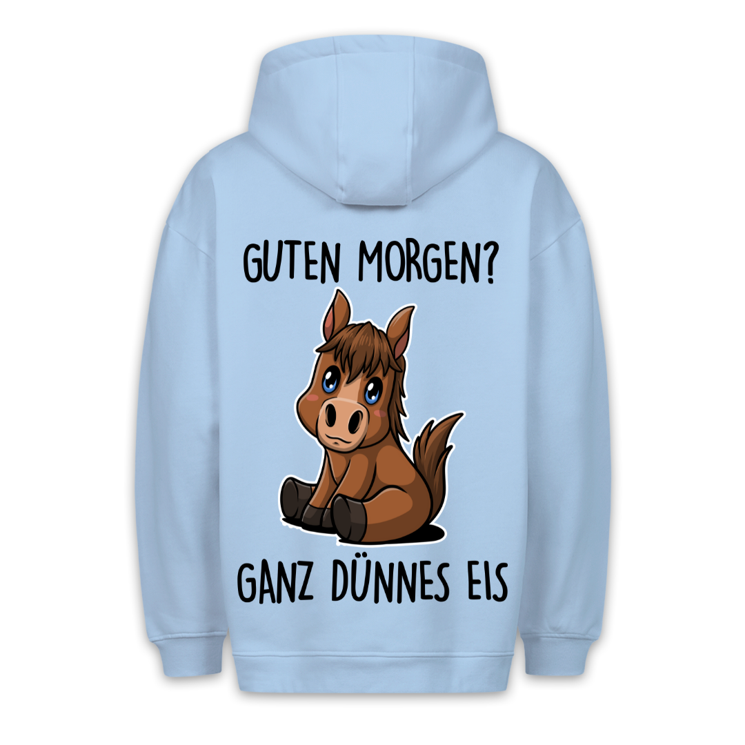 Guten Morgen? Pony - Hoodie Unisex Rückendruck