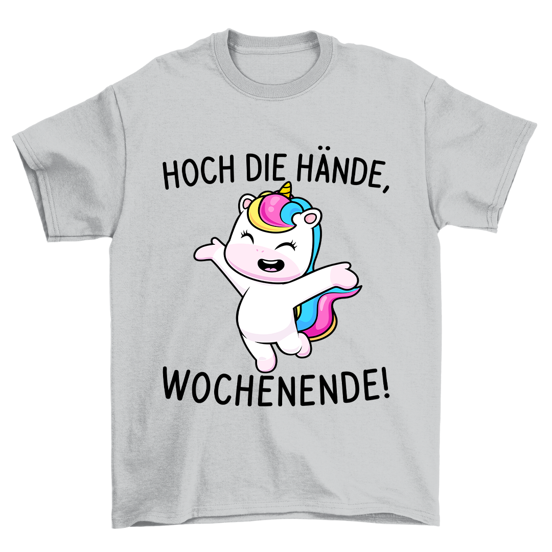 Wochenende Einhorn - Shirt Unisex