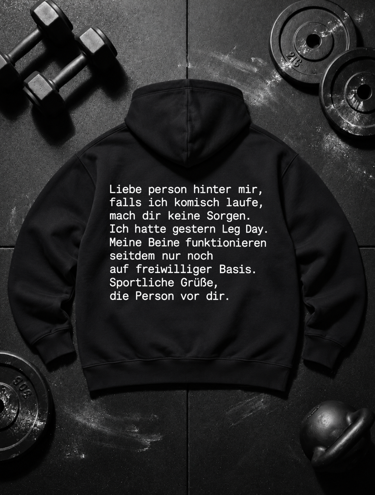 Beintraining - Hoodie Unisex Backprint