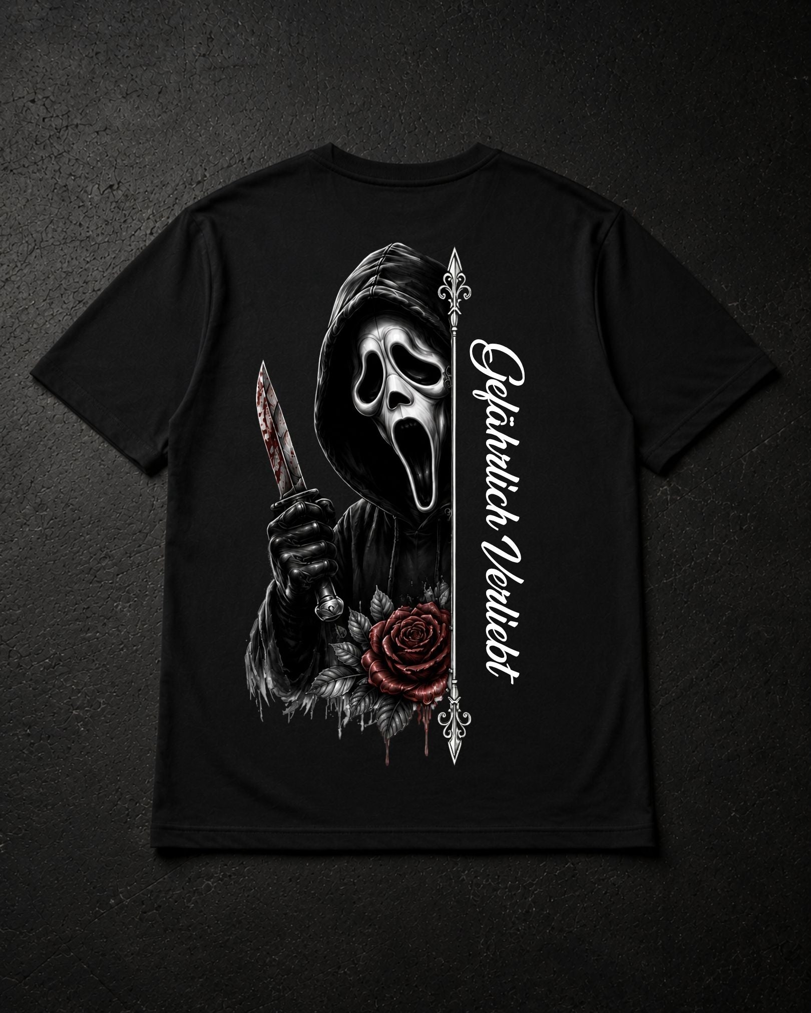 Gefährlich Verliebt - Premium Shirt Unisex Backprint ***
