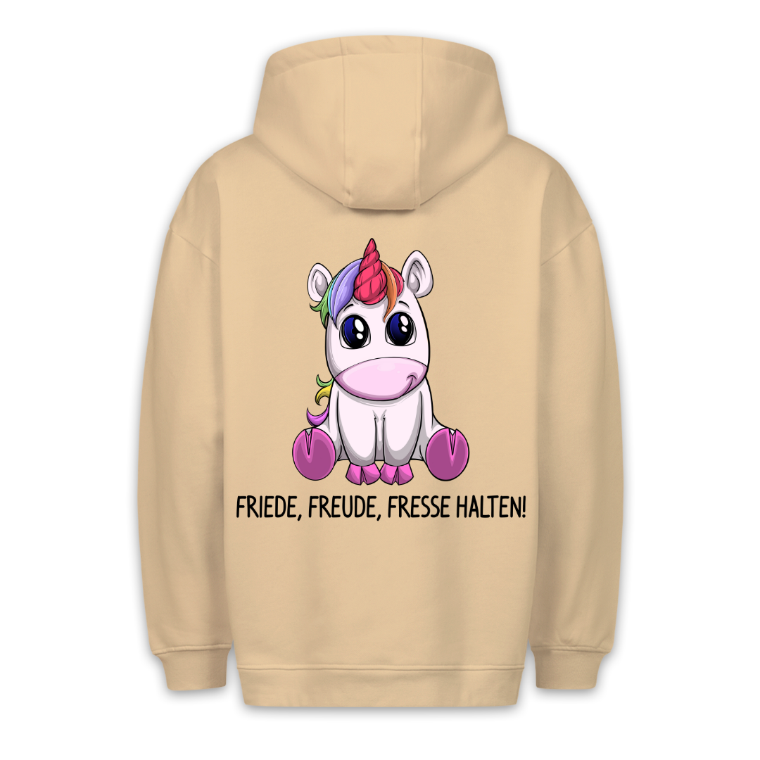 Fr*sse Einhorn - Hoodie Unisex Rückendruck