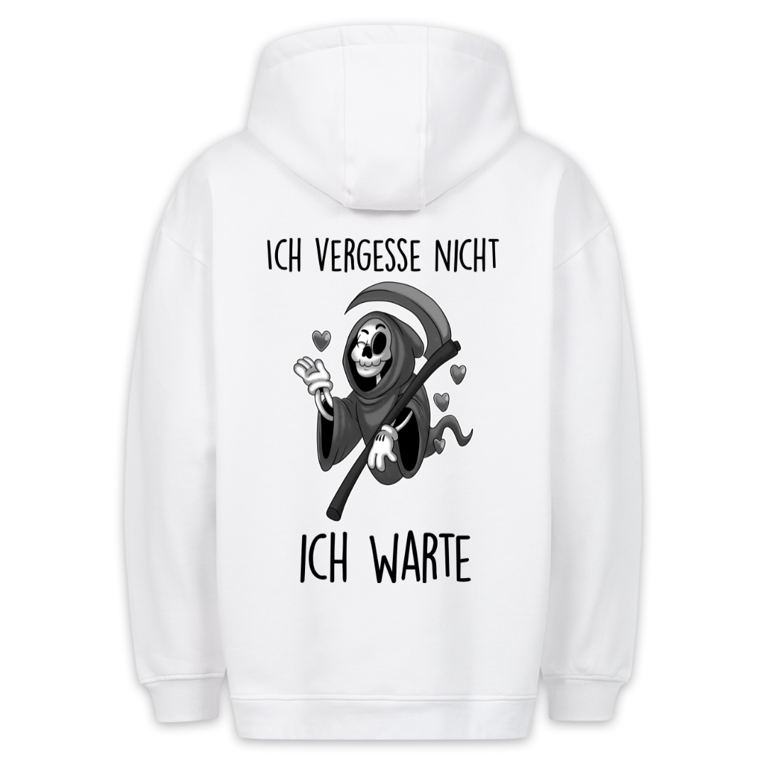 Nicht Vergessen - Hoodie Unisex Rückendruck