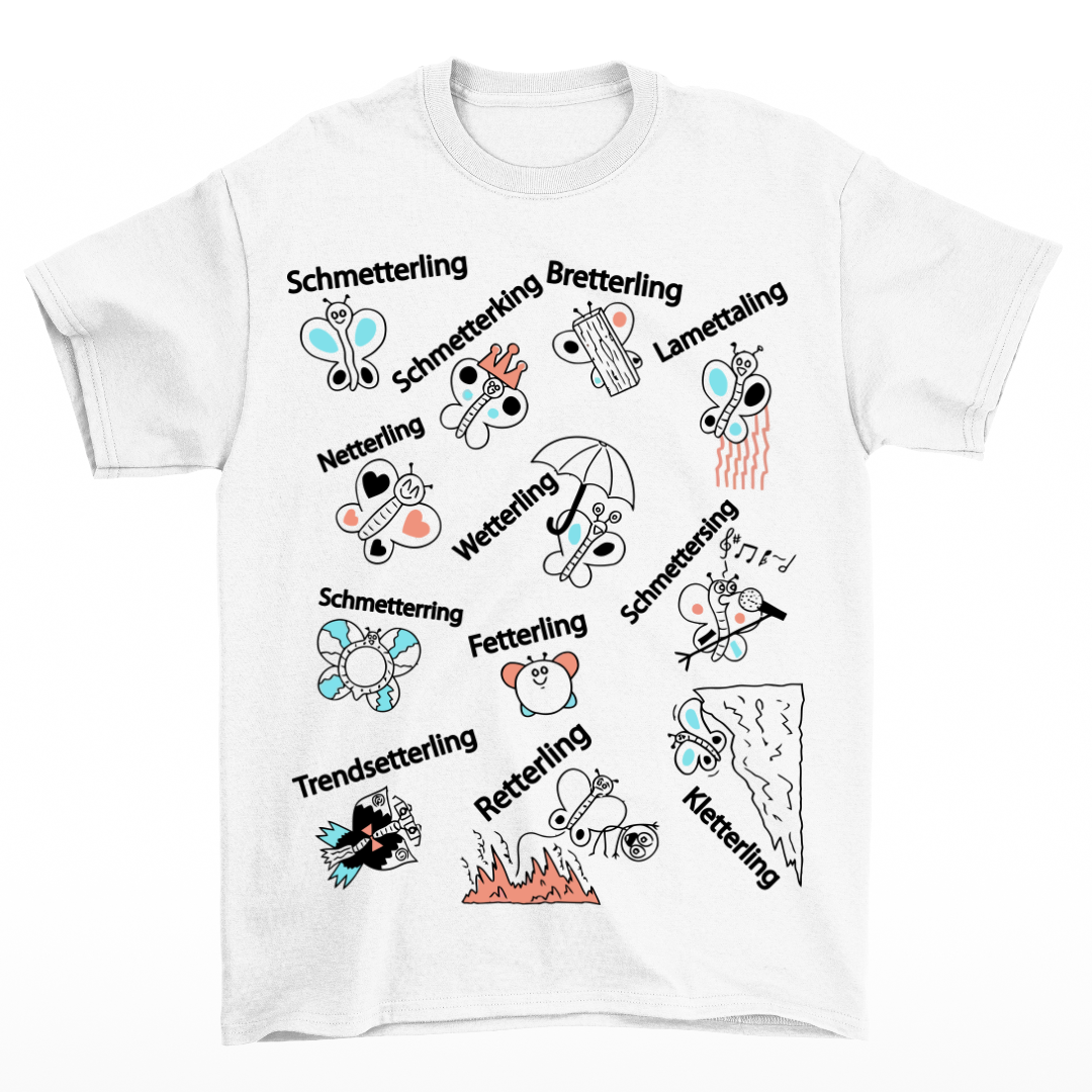 Schmetterling Familie - Shirt Unisex