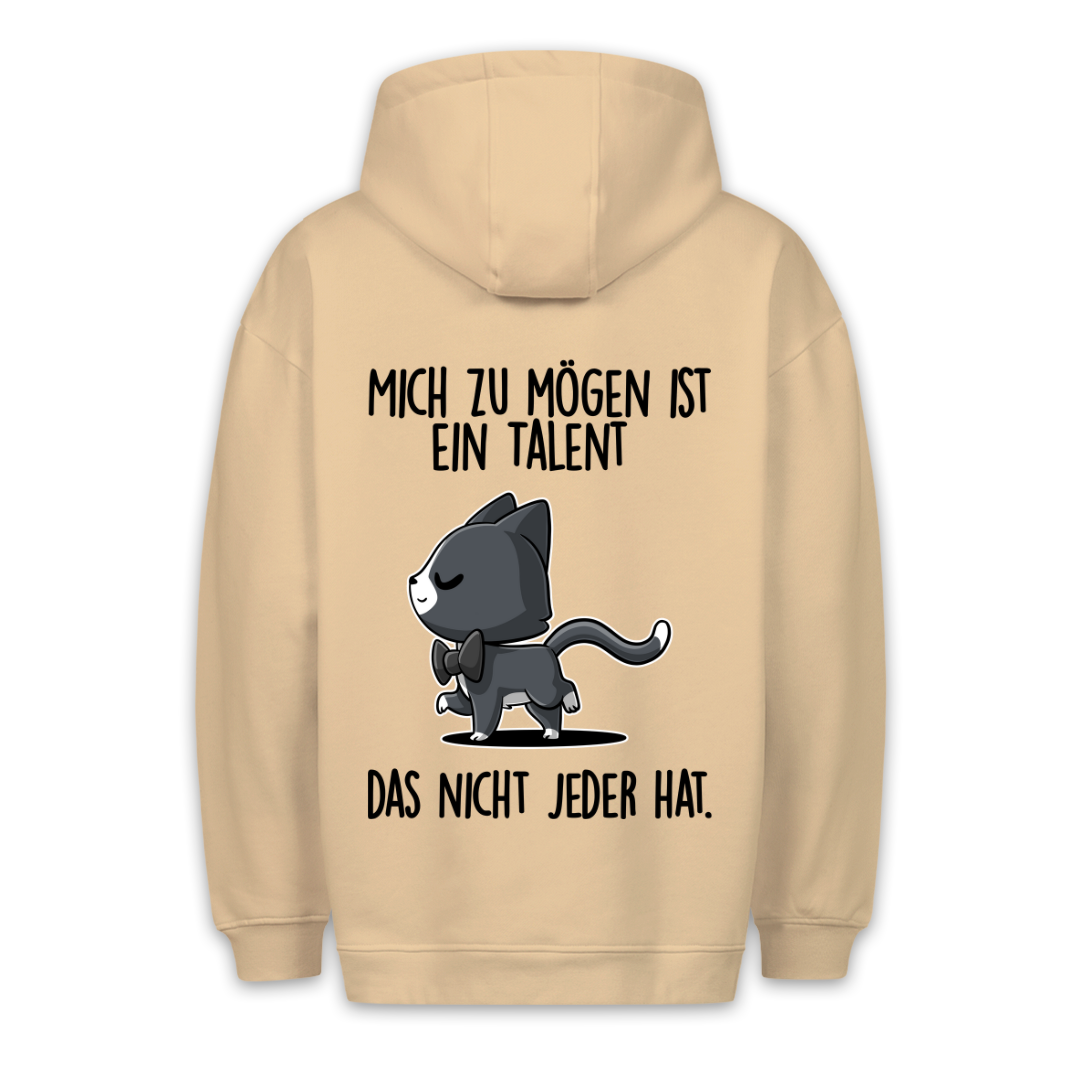 Talent Katze - Hoodie Unisex Rückendruck