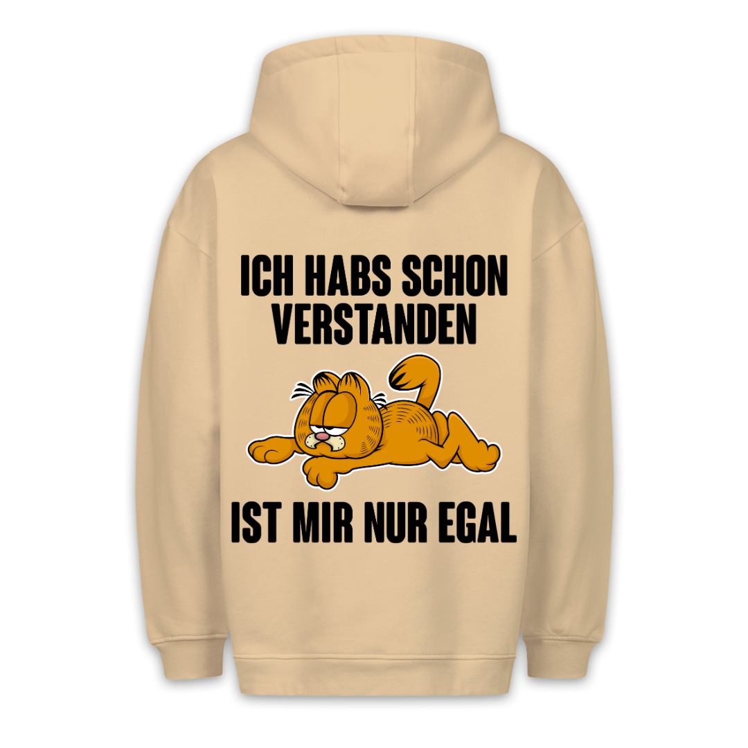 Habs Verstanden Katze - Hoodie Unisex Rückendruck