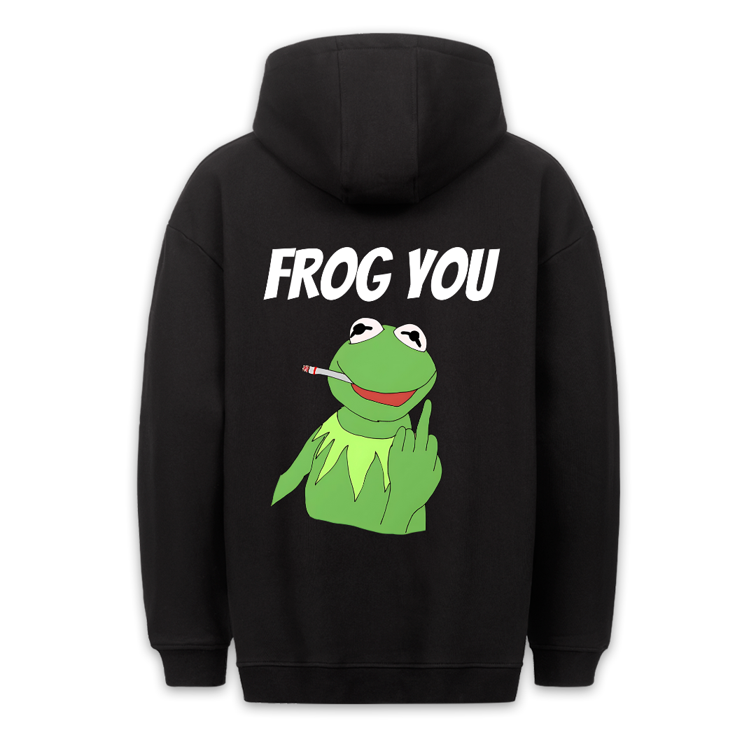 Frog you - Hoodie Unisex Rückendruck