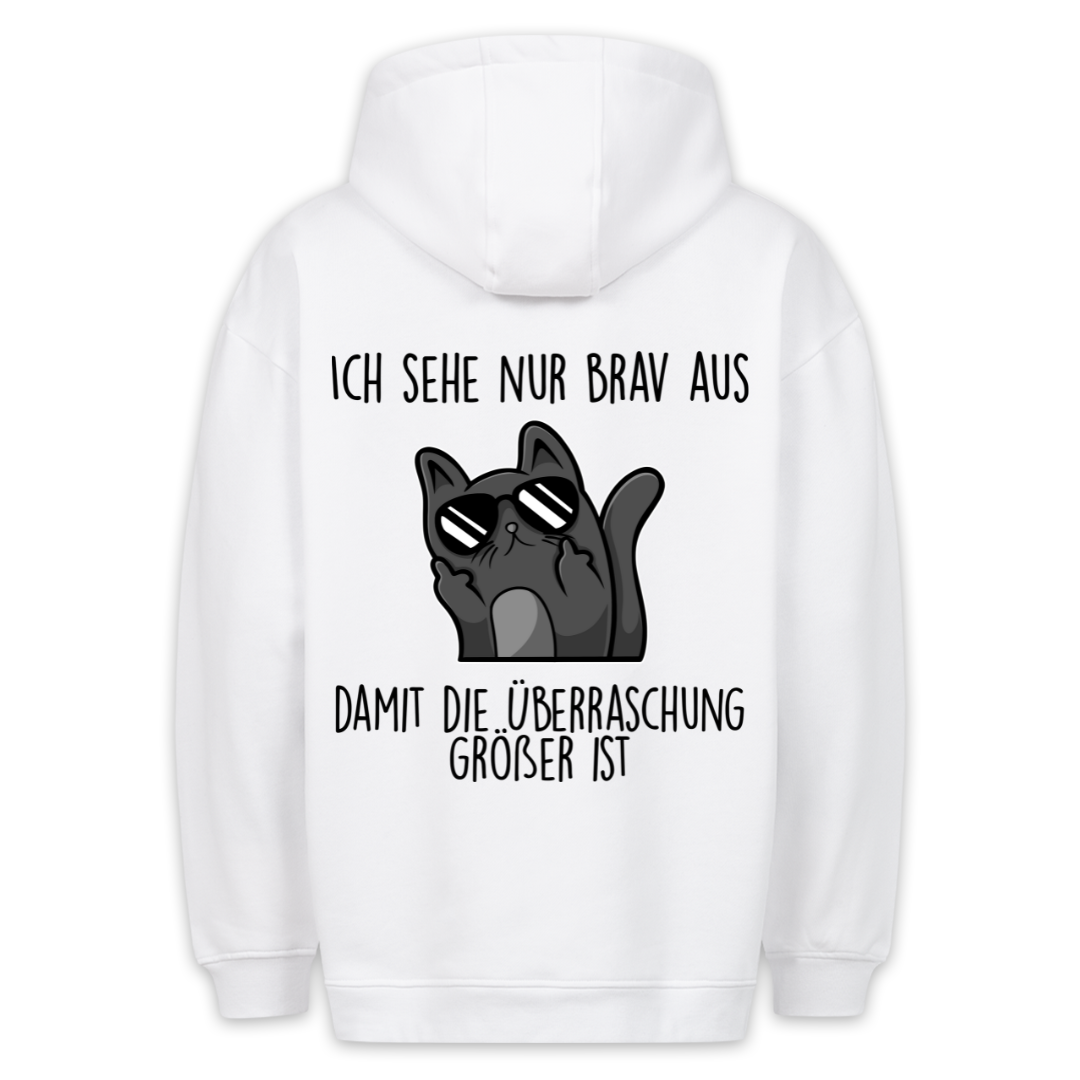 Brav aussehen - Hoodie Unisex Rückendruck