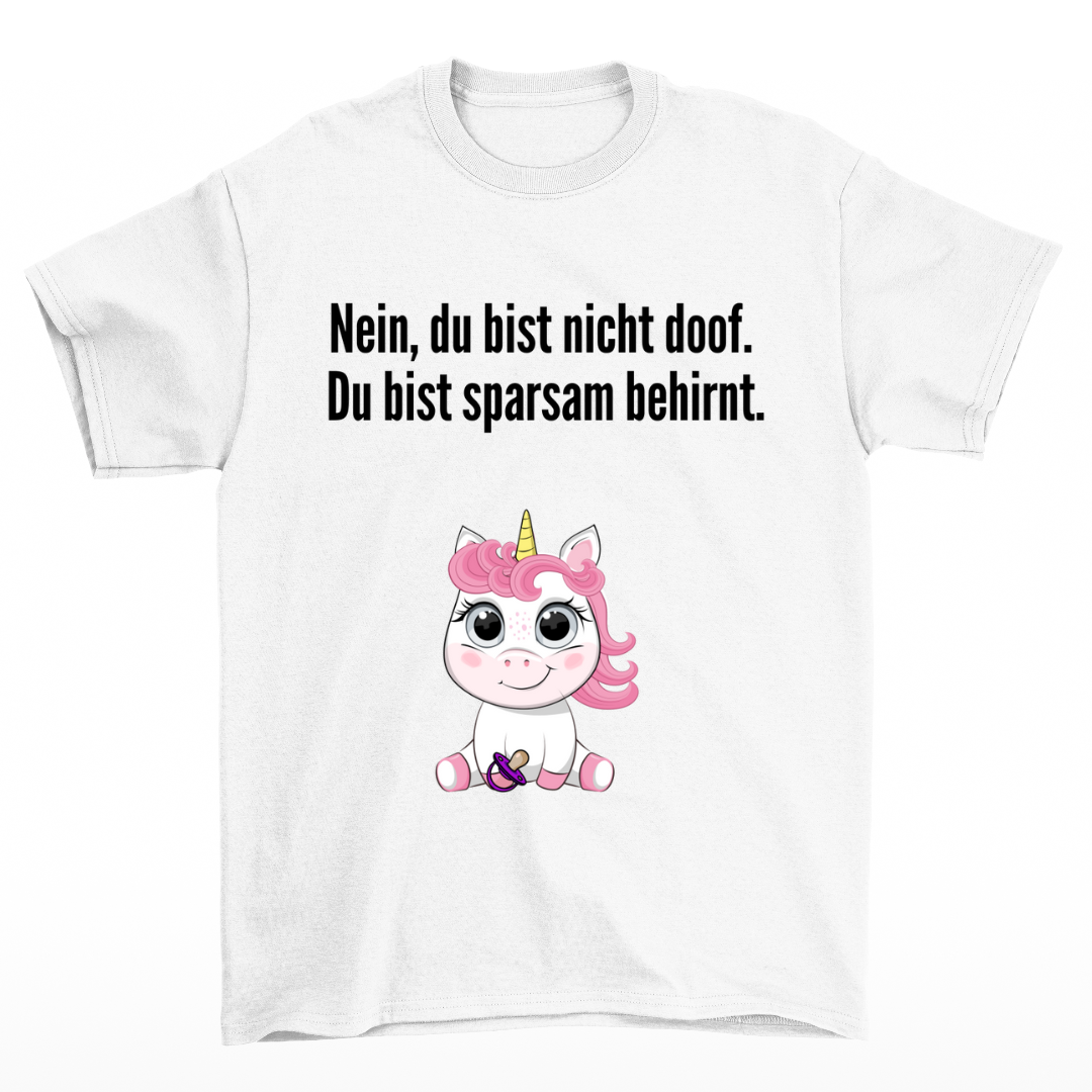 Sparsam behirnt - Shirt Unisex