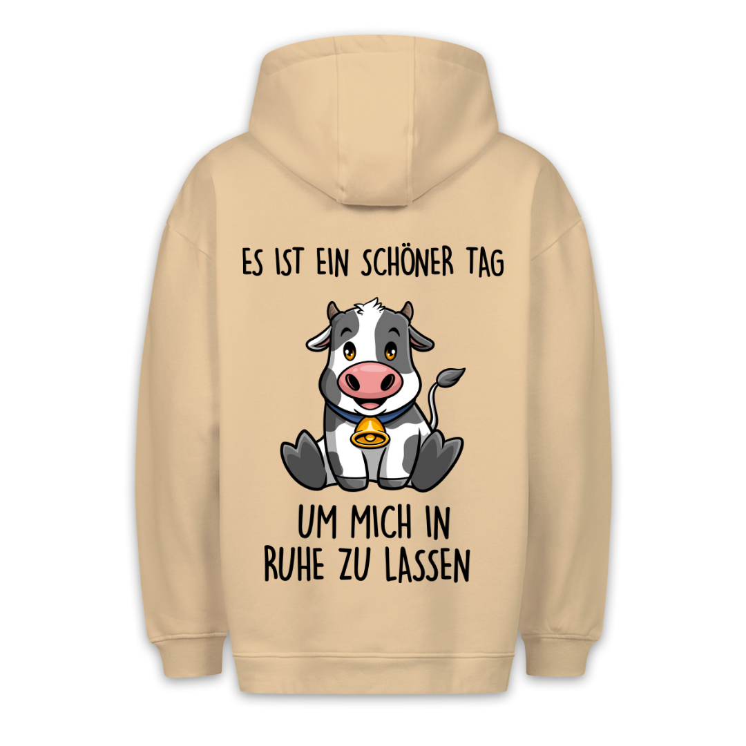 In Ruhe Lassen Kuh - Hoodie Unisex Rückendruck