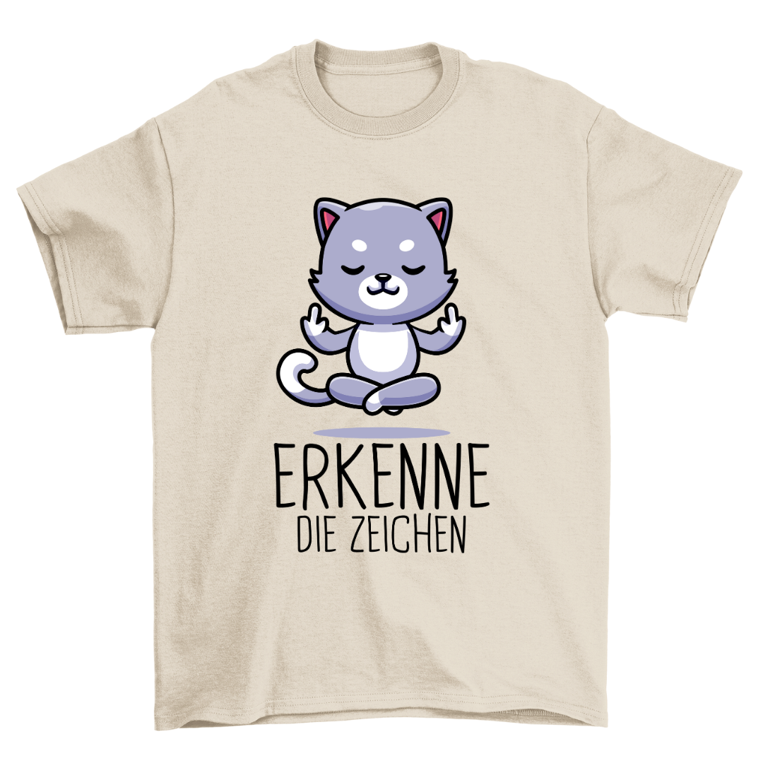 Zeichen Katze - Shirt Unisex