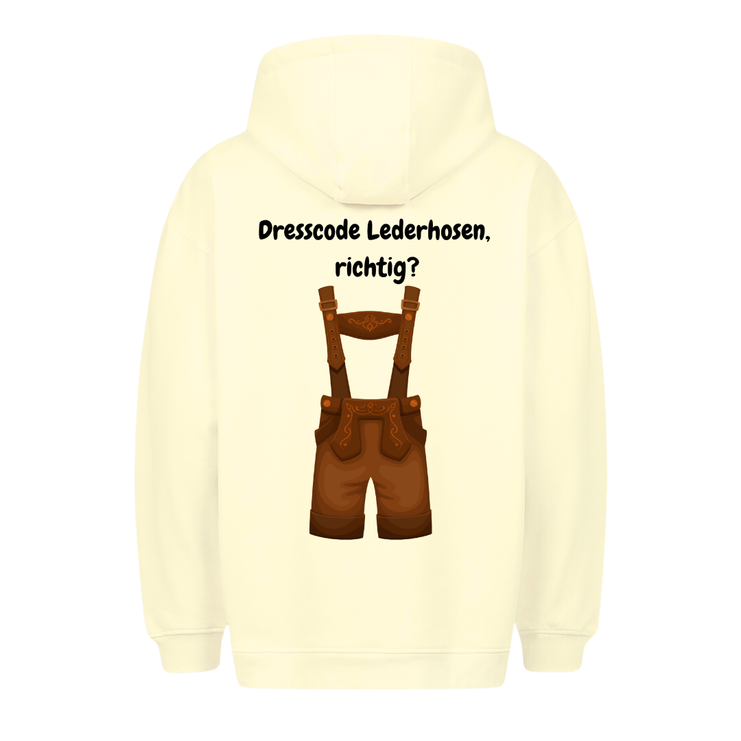 Dresscode Lederhosen - Premium Unisex Hoodie