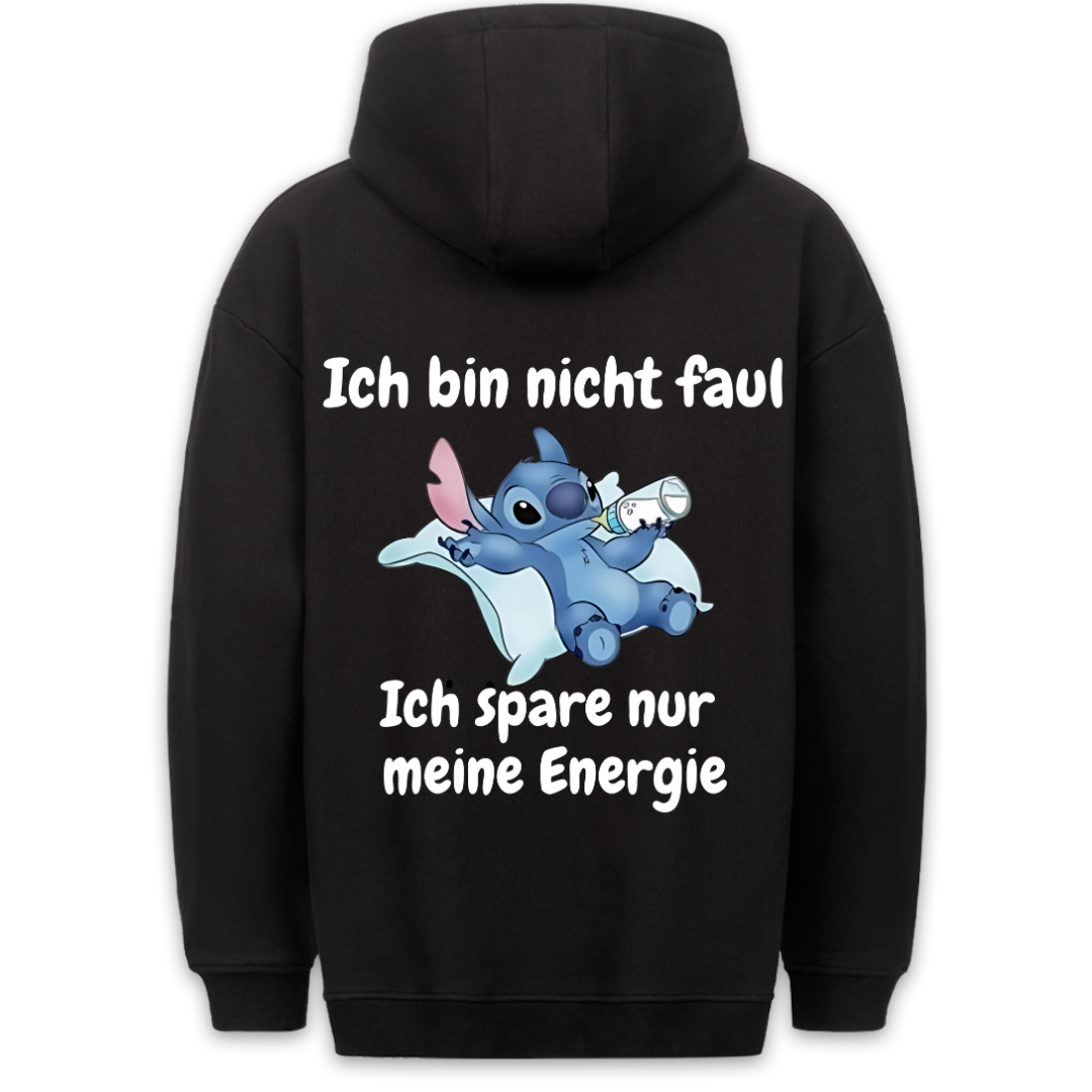 Nicht faul - Hoodie Unisex Backprint