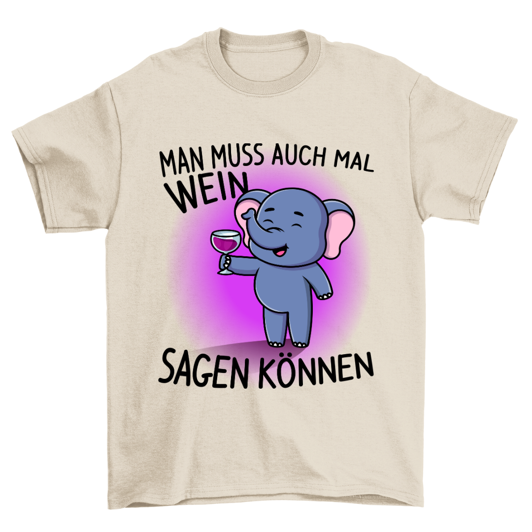 Wein Elefant - Shirt Unisex
