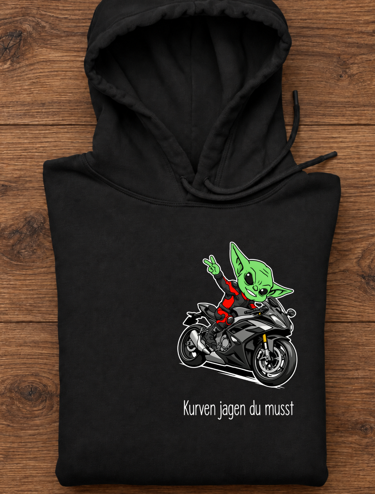 kurven jagen - Hoodie Unisex Backprint