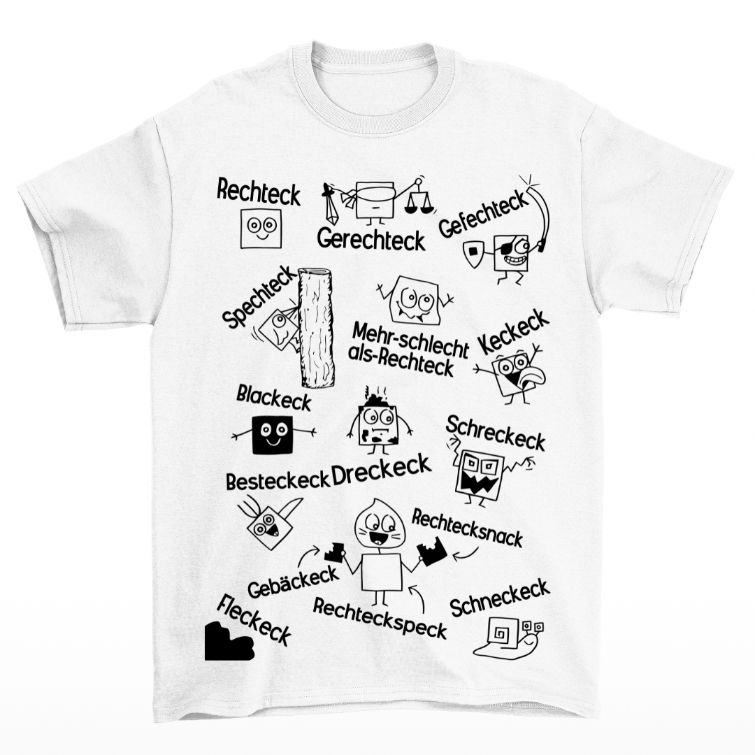 Rechteck Familie - Shirt Unisex