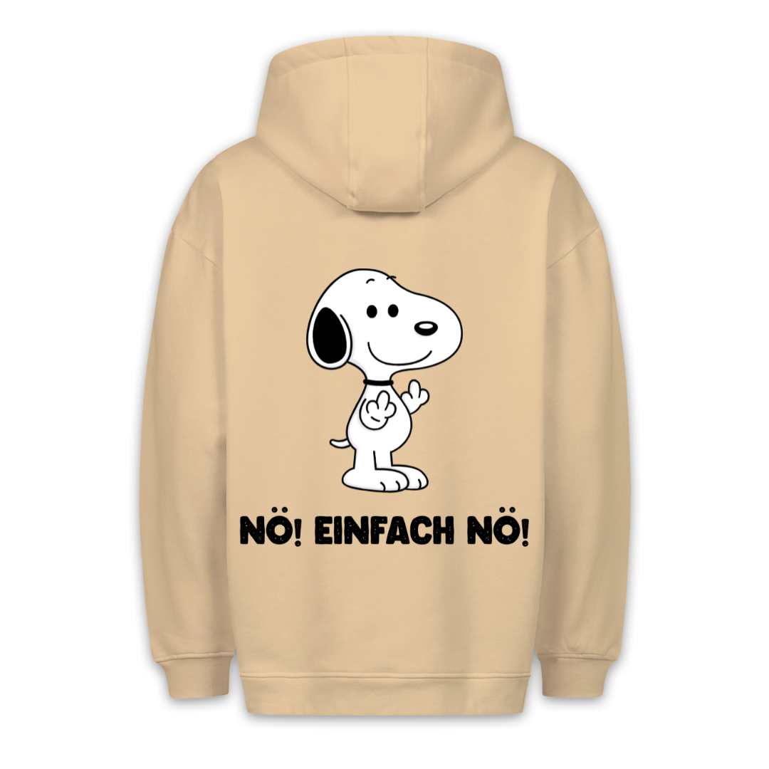 Einfach Nö! Hund - Hoodie Unisex Rückendruck