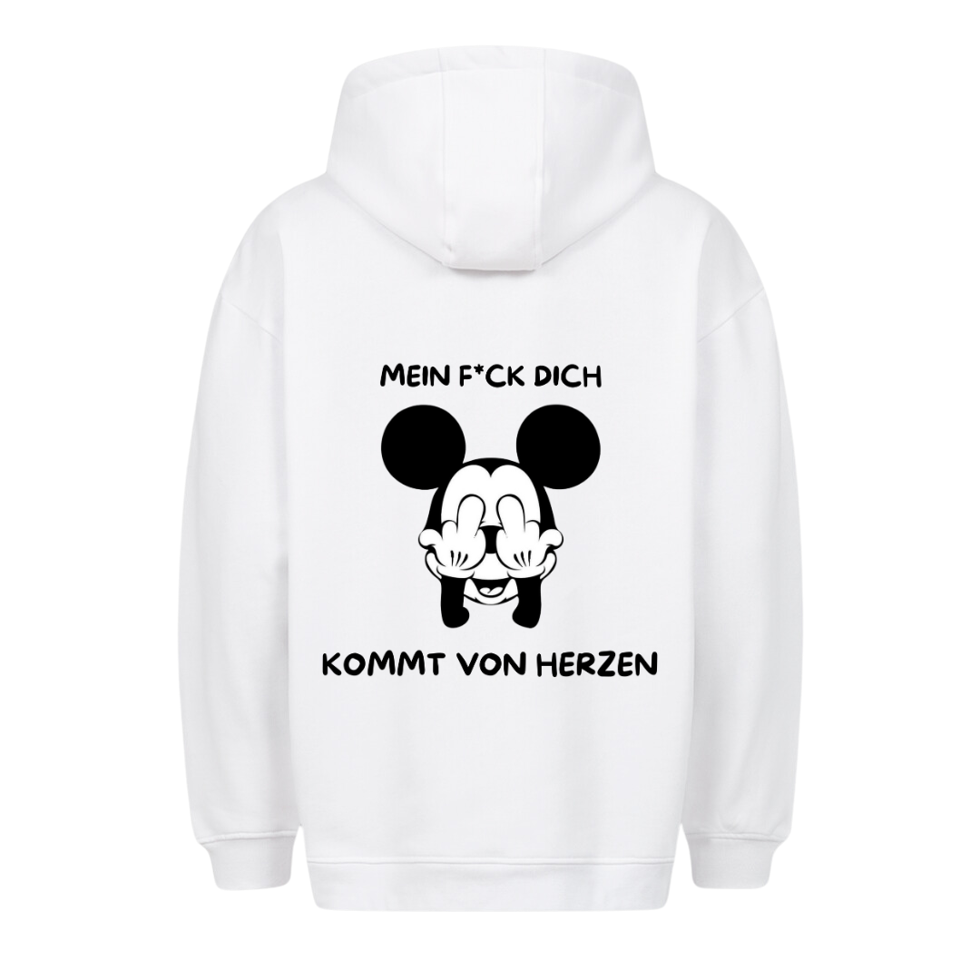 Von Herzen Maus - Hoodie Unisex Rückendruck