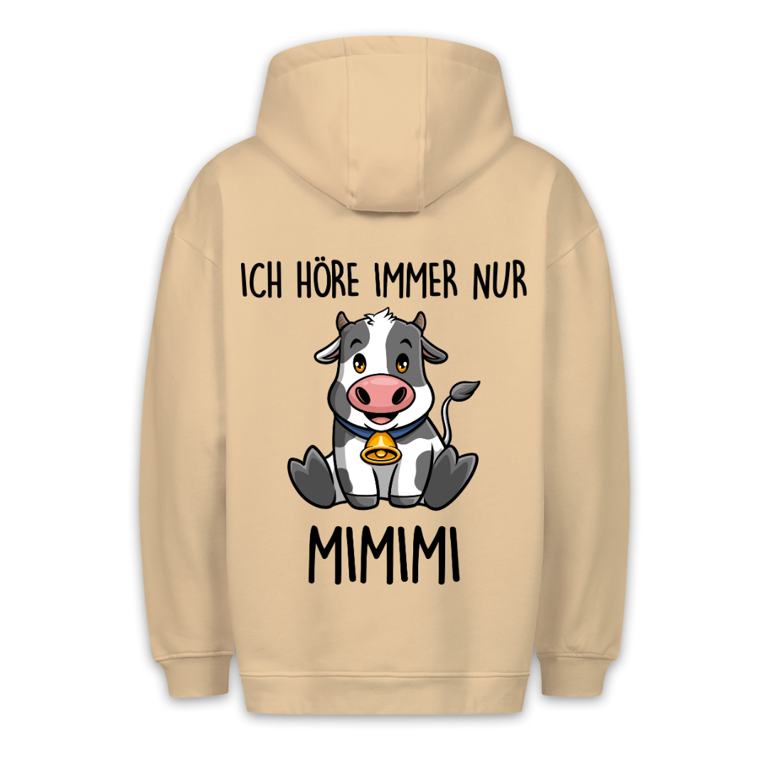 MiMiMi Kuh - Hoodie Unisex Rückendruck