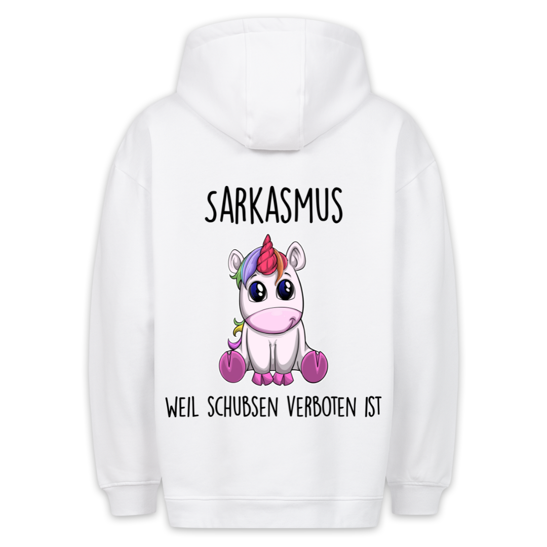 Sarkasmus - Hoodie Unisex Rückendruck