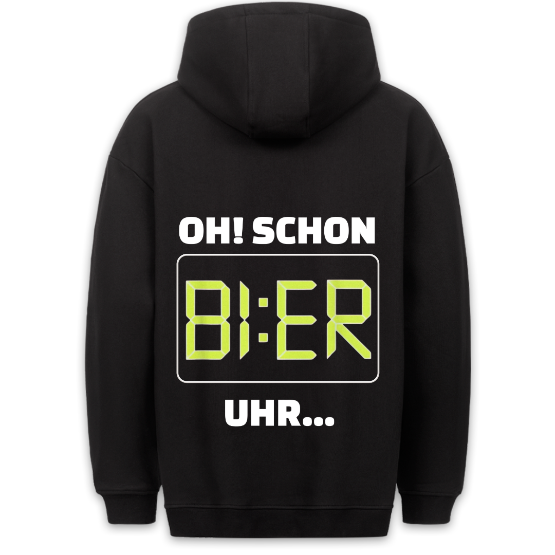 Schon Bier Uhr - Premium Unisex Hoodie