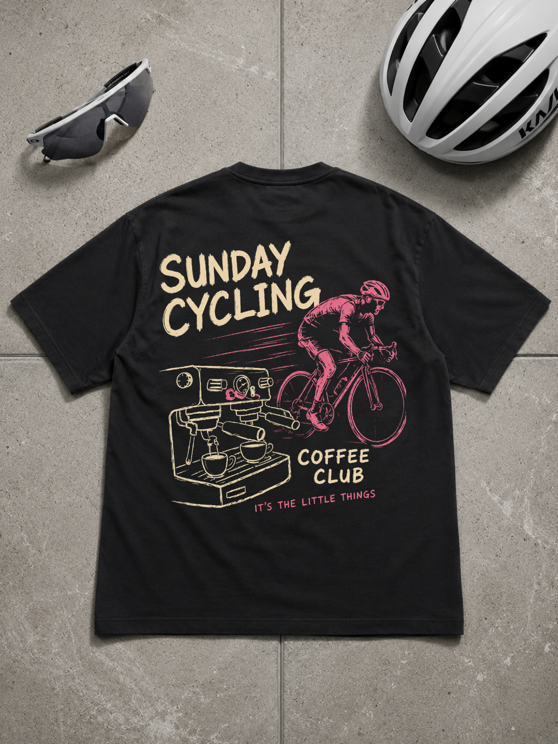 SUNDAY CYCLING - Shirt oversized backprint