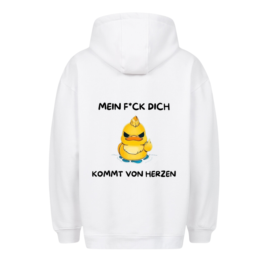 Von Herzen Ente - Hoodie Unisex Rückendruck