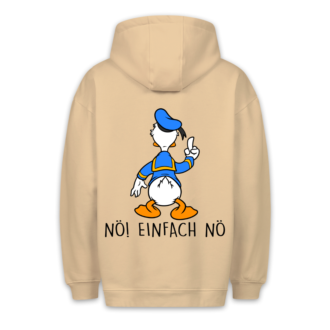 Nö! Ente - Hoodie Unisex Rückendruck