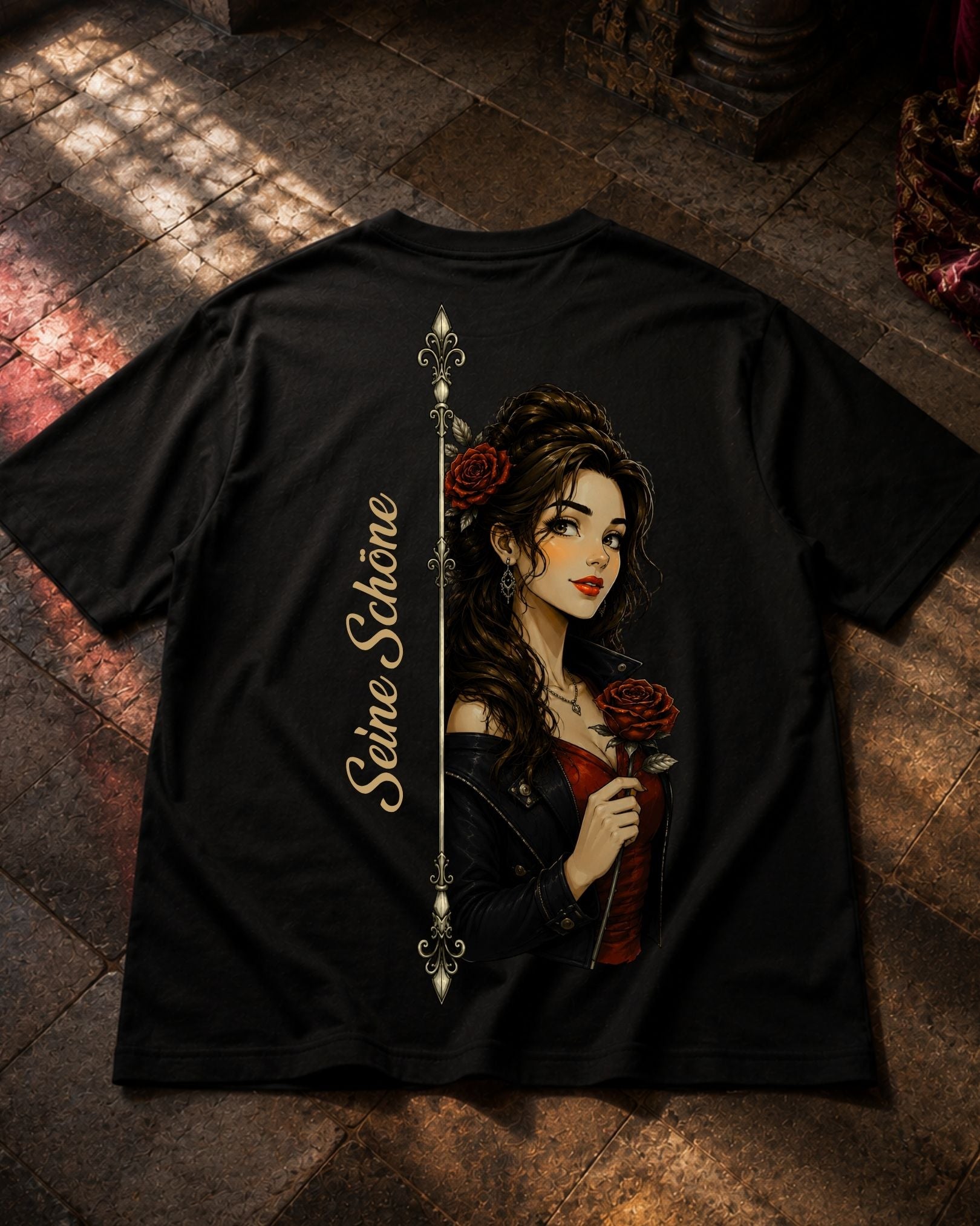 Seine Schöne Real - Premium Shirt Unisex Backprint ***
