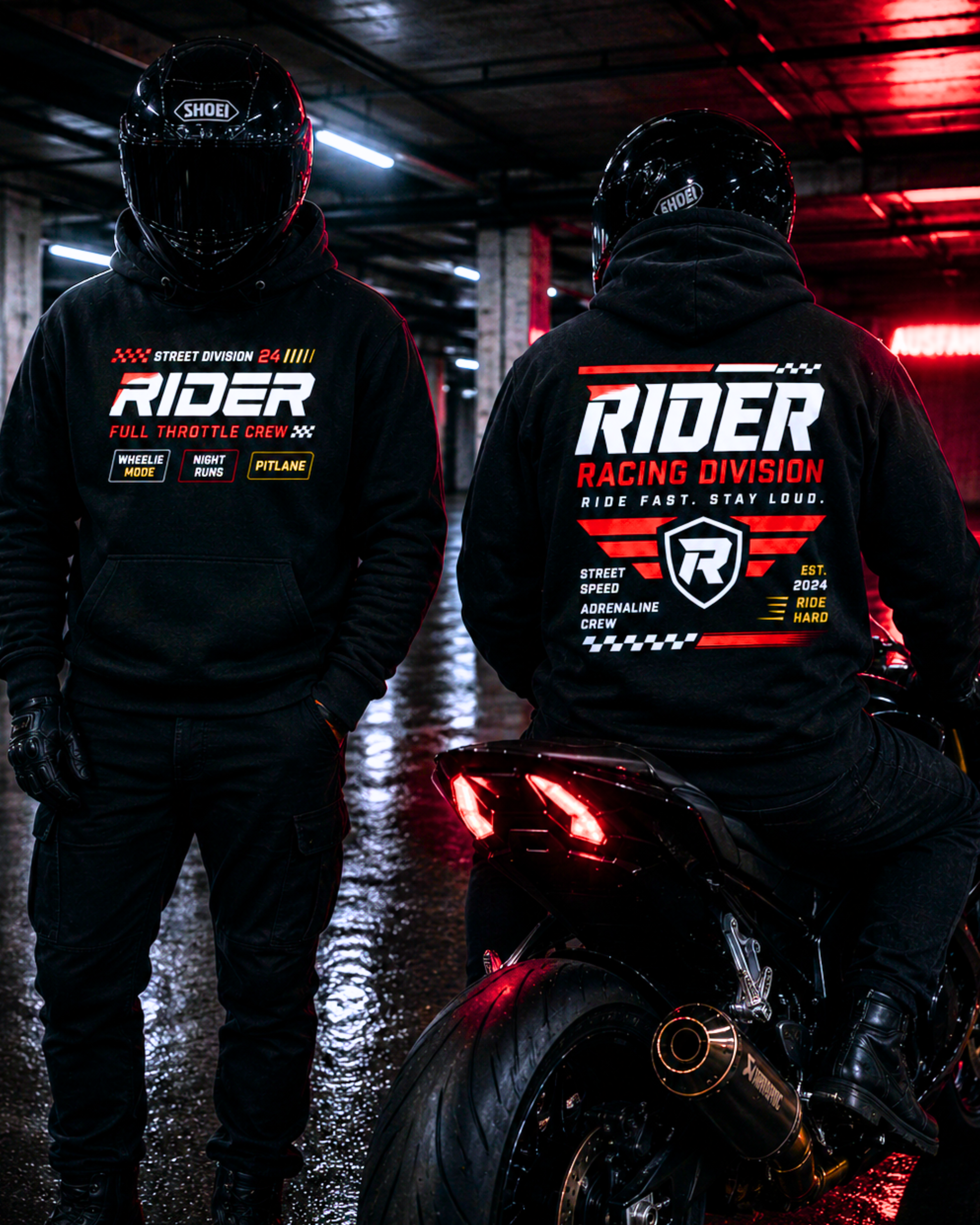 Racing Team - Premium Hoodie Unisex