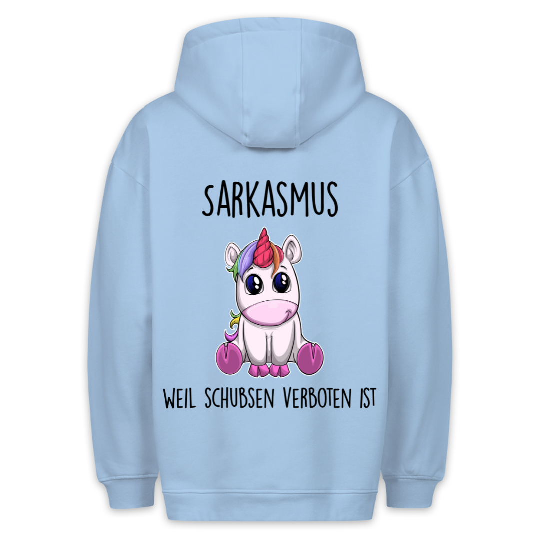 Sarkasmus - Hoodie Unisex Rückendruck