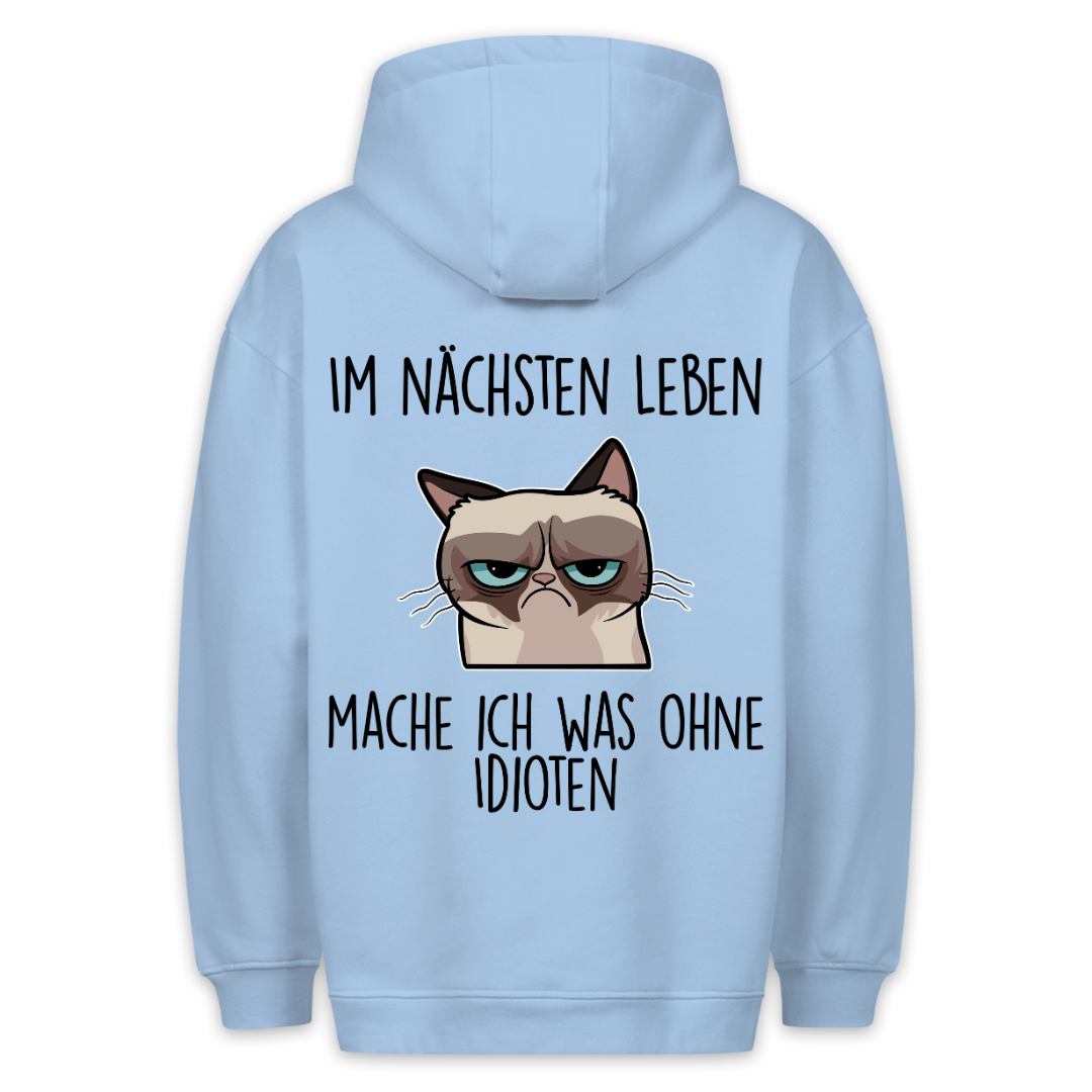 Nächstes Leben - Hoodie Unisex Rückendruck