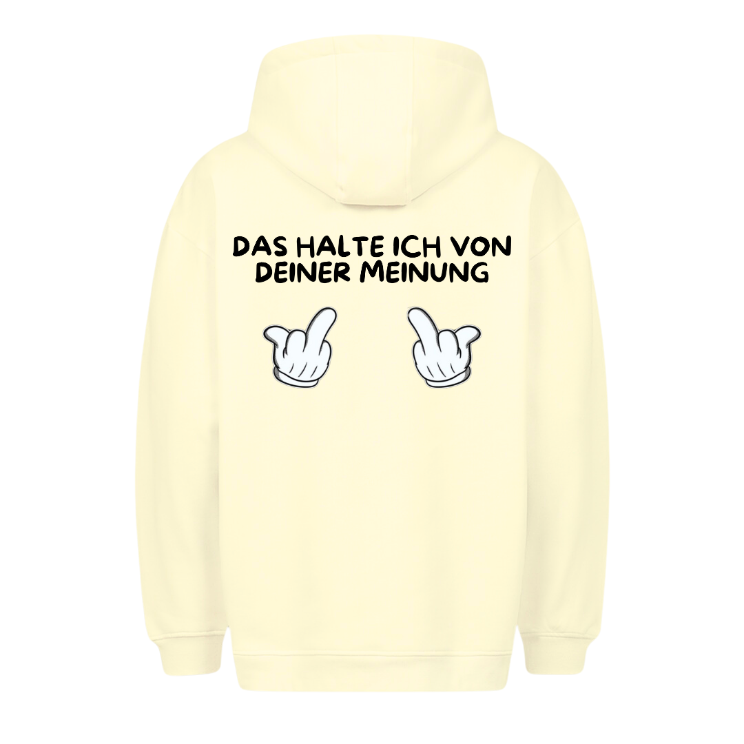 Von deiner Meinung - Premium Unisex Hoodie