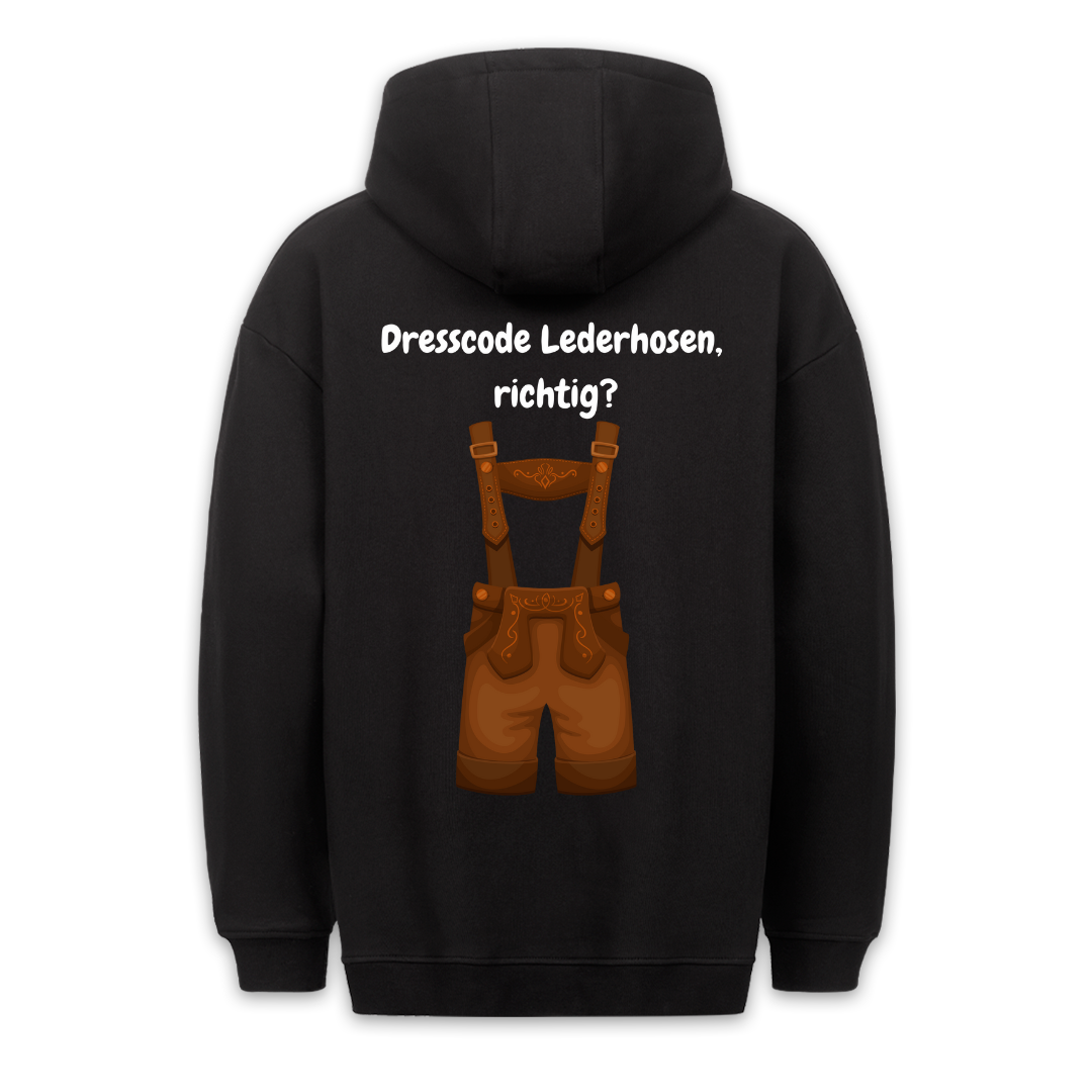 Dresscode Lederhosen - Premium Unisex Hoodie