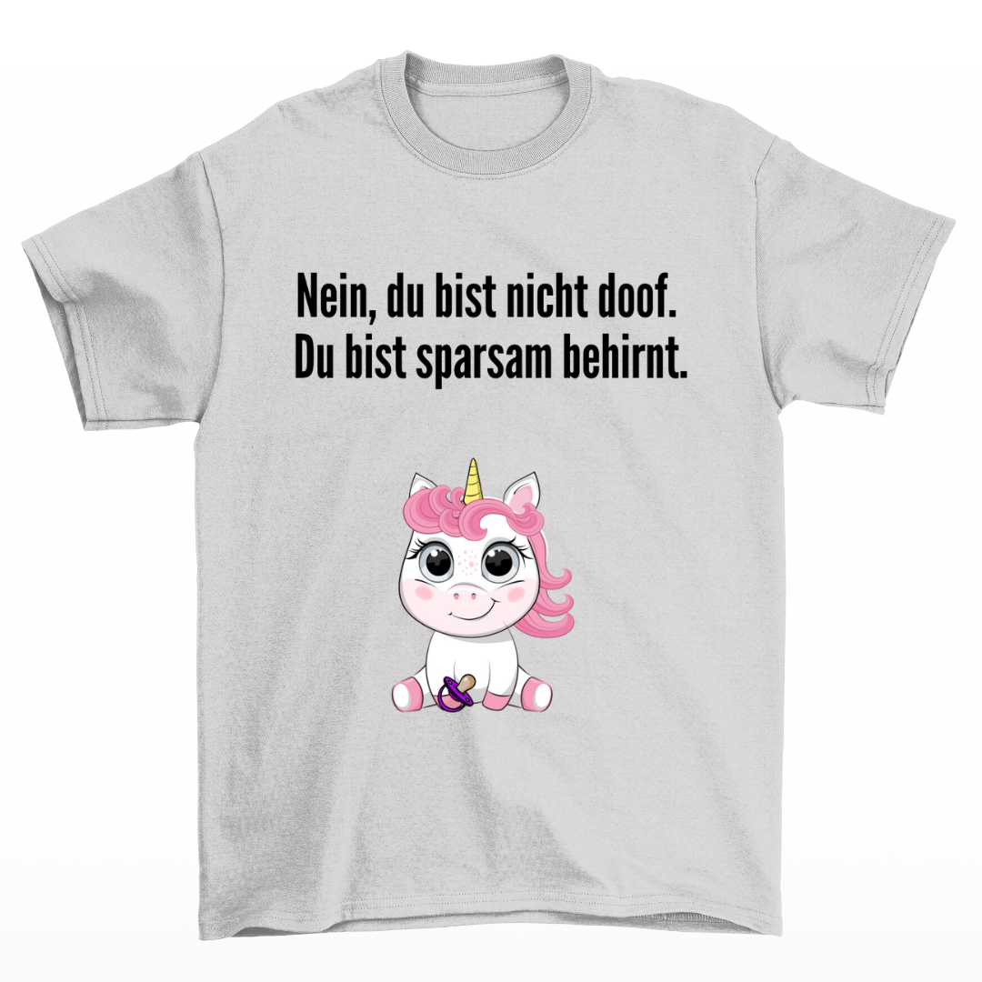 Sparsam behirnt - Shirt Unisex