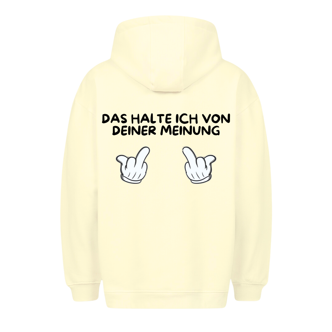 Von deiner Meinung - Premium Unisex Hoodie