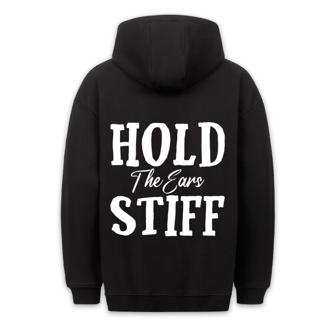 Ears stiff -  Hoodie Unisex Rückendruck