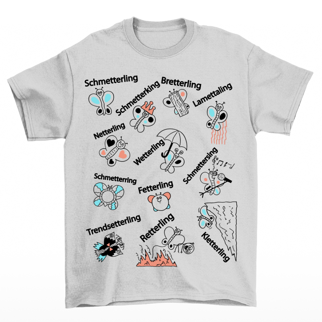 Schmetterling Familie - Shirt Unisex