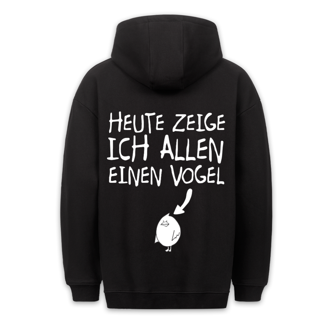 Vogel Zeigen - Hoodie Unisex Rückendruck