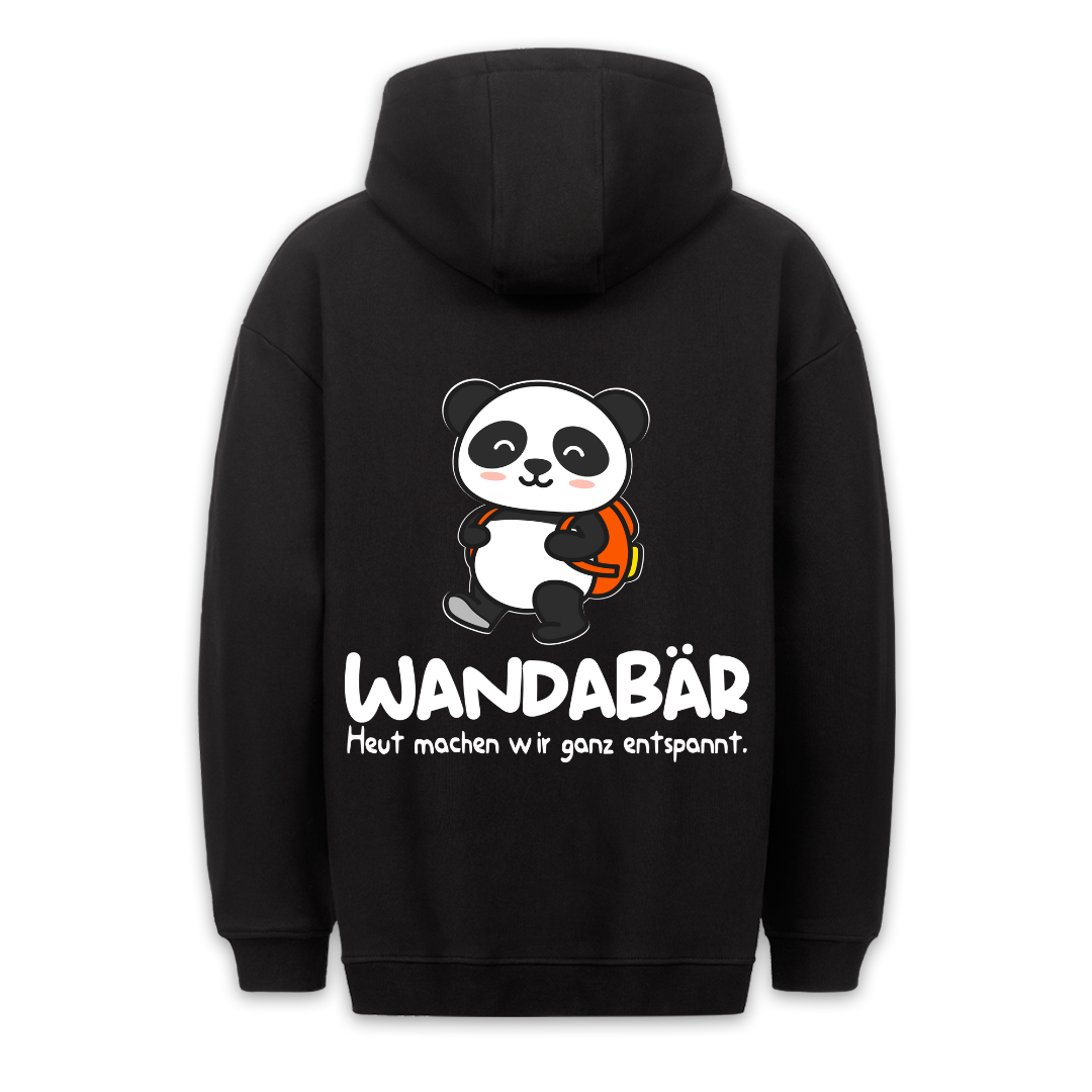 Wandabär - Hoodie Unisex Rückendruck