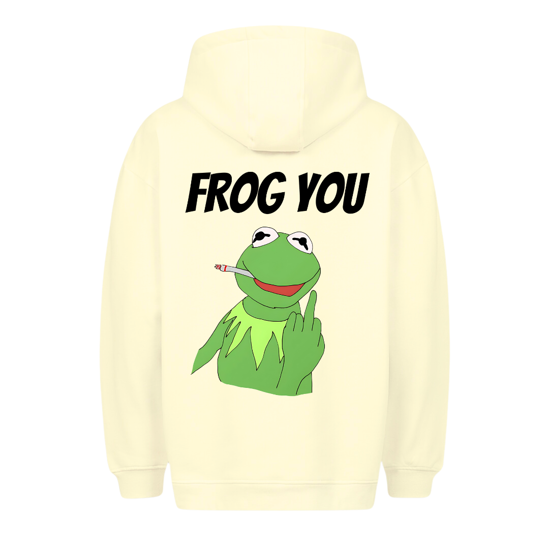 Frog you - Hoodie Unisex Rückendruck