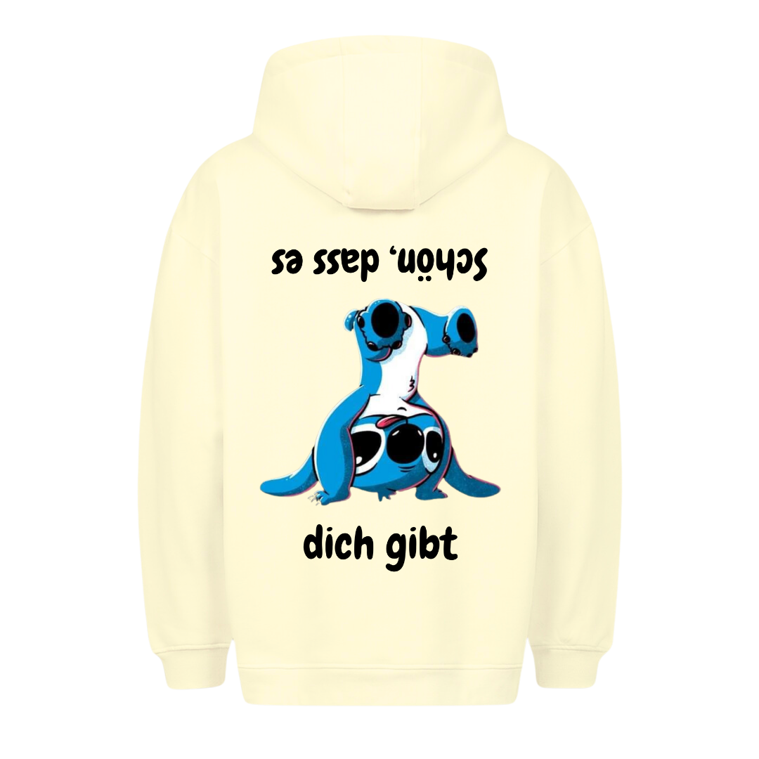 Schön, dass es dich gibt - Hoodie Unisex Backprint