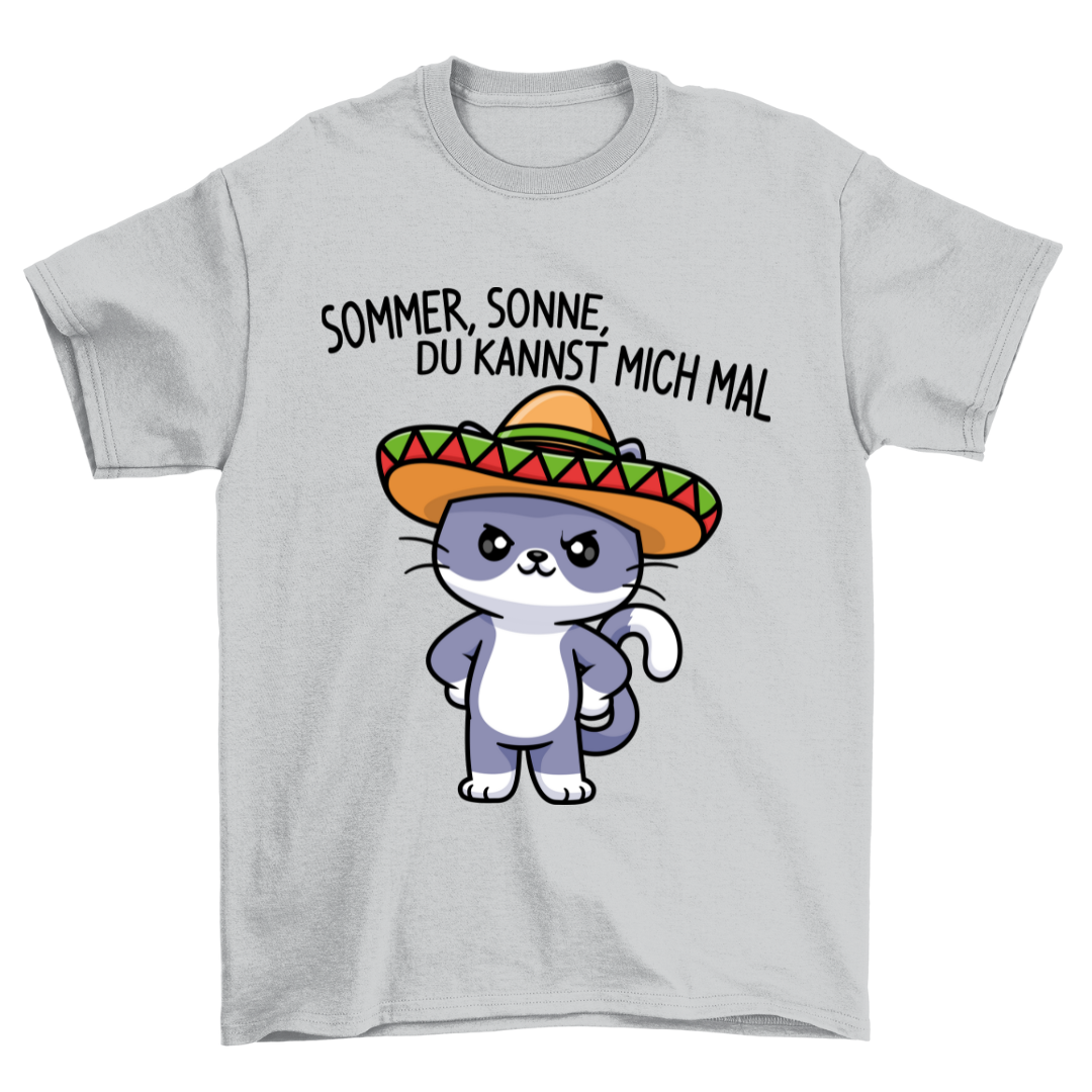 Sommer Sonne Katze - Shirt Unisex