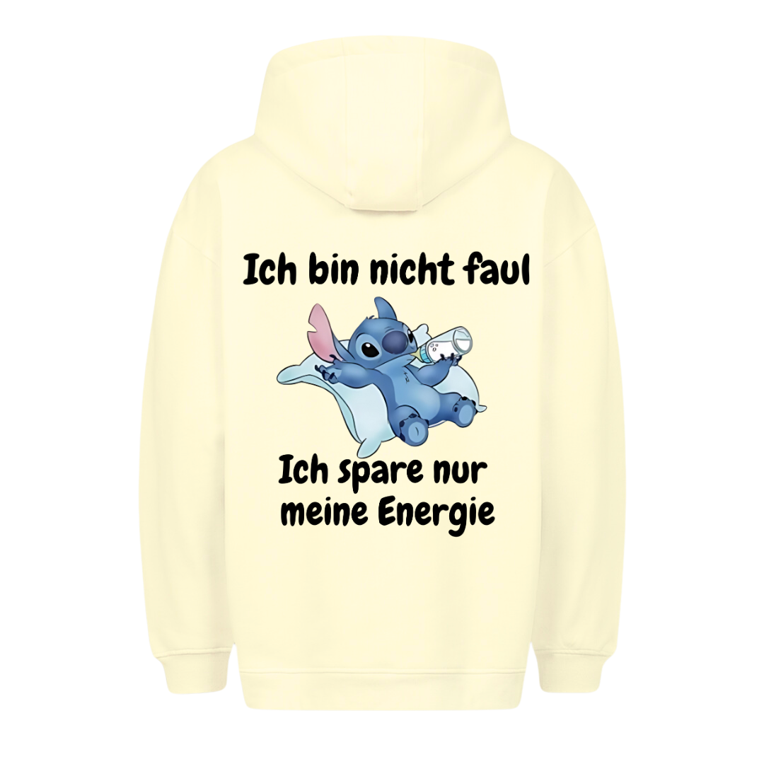 Nicht faul - Hoodie Unisex Backprint