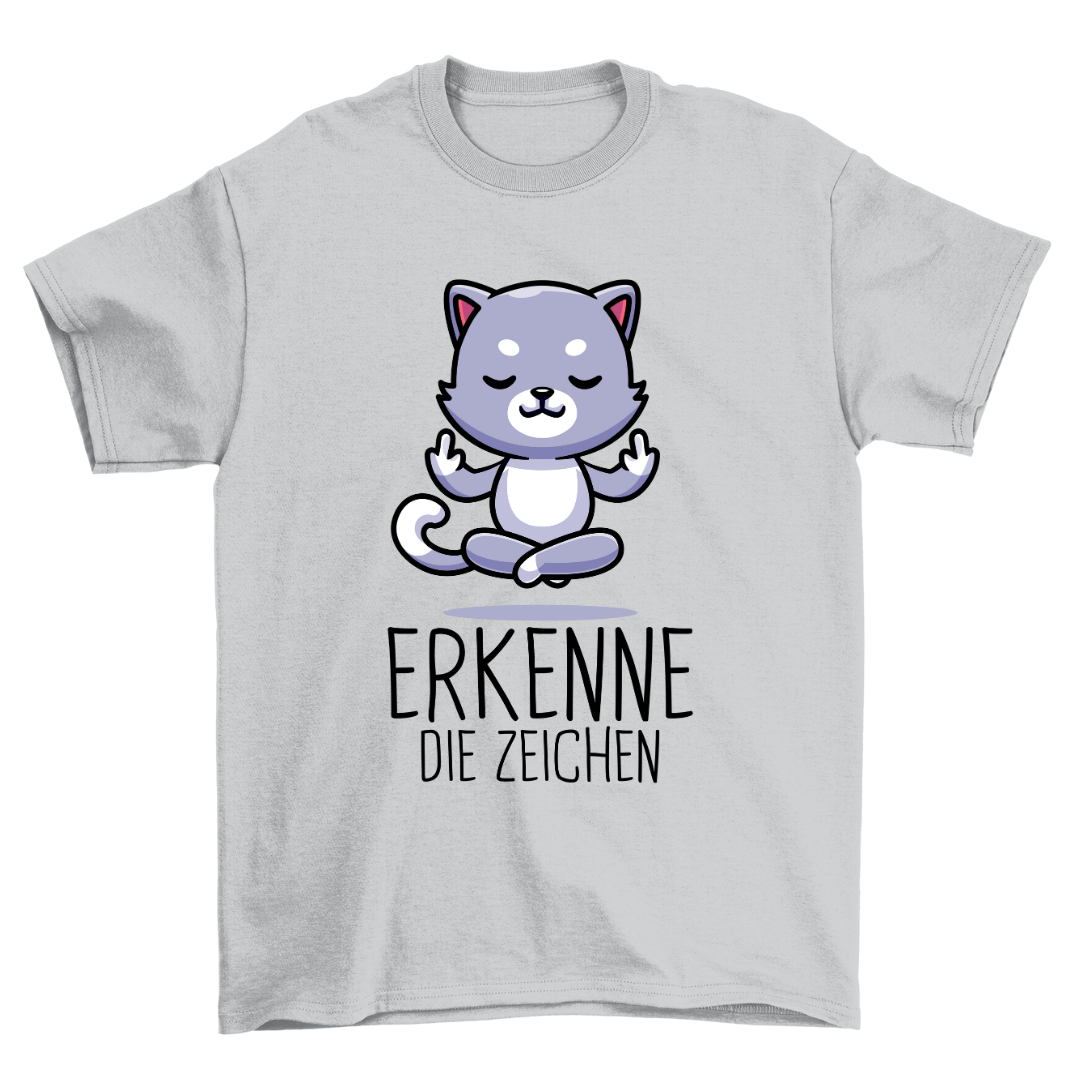 Zeichen Katze - Shirt Unisex